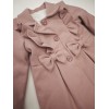 Παιδικό Παλτό "Vintage Rose" με Βολάν & Φιόγκους
