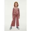 Παιδικό Σετ Φόρμας Velour – Dusty Pink