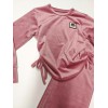 Παιδικό Σετ Φόρμας Velour – Dusty Pink