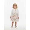Παιδικό Φλόραλ Φόρεμα με Πλεκτή Ζακέτα (Σετ 2 Τεμαχίων)
