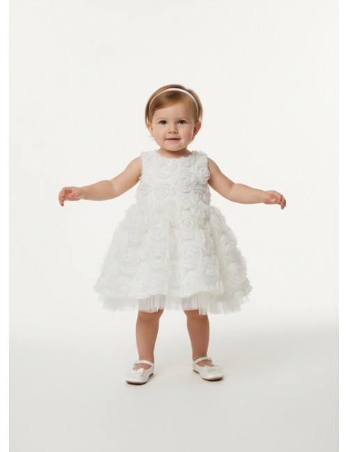 ΒΡΕΦΙΚΟ ΦΟΡΕΜΑ "ROSETTE DREAM" ΕΚΡΟΥ