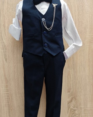 Κουστούμι παιδικό με Γιλέκο μπλε