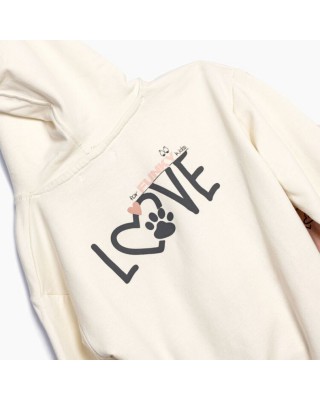 Παιδικό Σετ Φούτερ με Κολάν - "Love is a Four Legged Word"