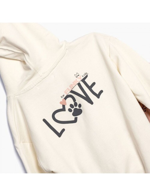 Παιδικό Σετ Φούτερ με Κολάν - "Love is a Four Legged Word"