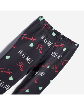 Σετ μπλουζοφόρεμα+κολάν μηνών κορίτσι "HUG ME"