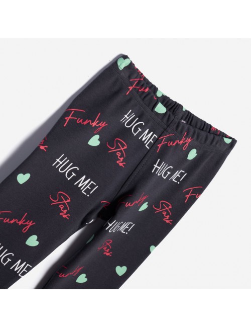 Σετ μπλουζοφόρεμα+κολάν μηνών κορίτσι "HUG ME"