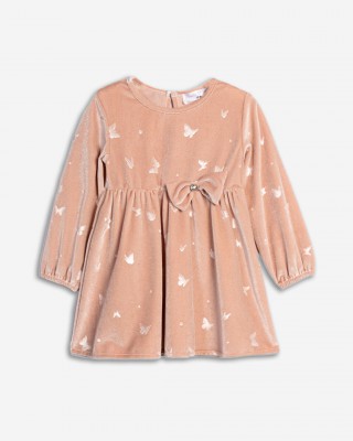 Φόρεμα κορίτσι μηνών Βελούδο 