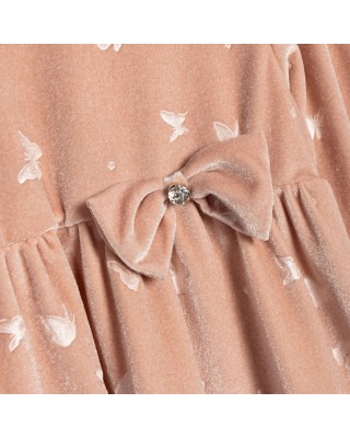 Φόρεμα κορίτσι μηνών Βελούδο 