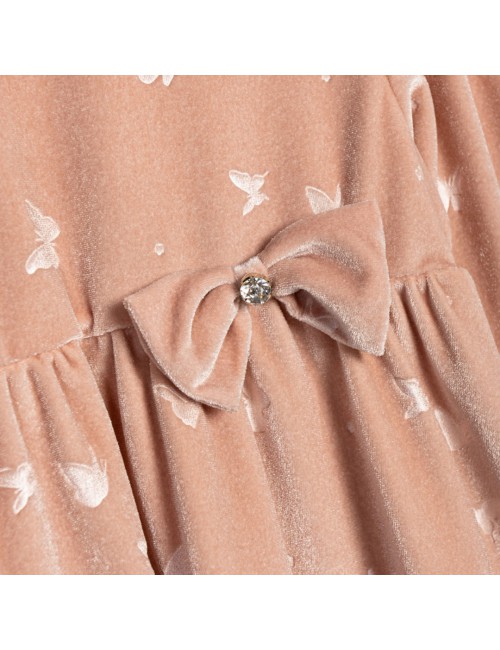 Φόρεμα κορίτσι μηνών Βελούδο