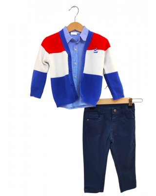 Set 3 pieces For Boys navy