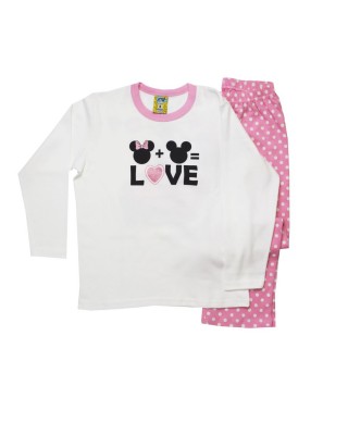 Kids Pajamas "Love Minnie"